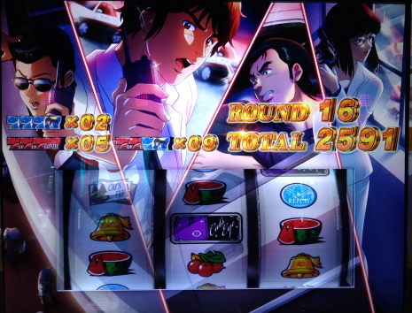 スロットキャッツアイ 獲得枚数